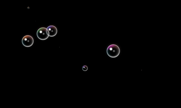 Dynamic Bubble Animation Video Background