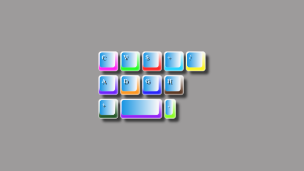 Glassmorphism Colorful Keyboard UI Kit